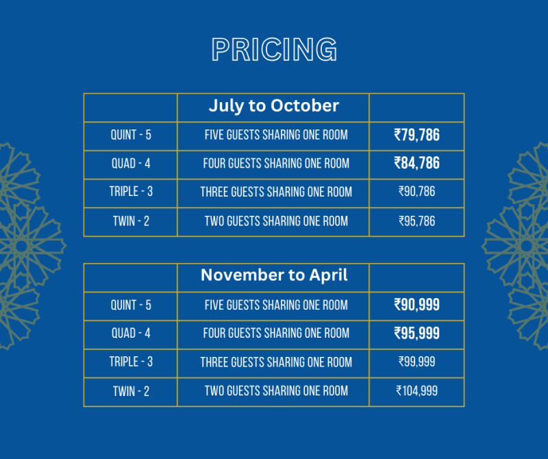 Umrah packages from Mumbai price